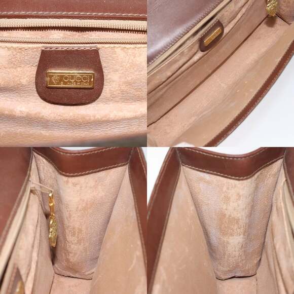 GUCCI Shoulder Bag Canvas Khaki 004 084 004 084 - Picture 11 of 12